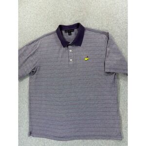 The Masters Clubhouse‎ Collection Cotton Golf Polo Shirt (Men's Large) Purple